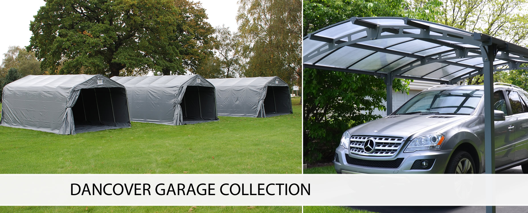 Portable garages, garage tents, folding garages, carports etc.